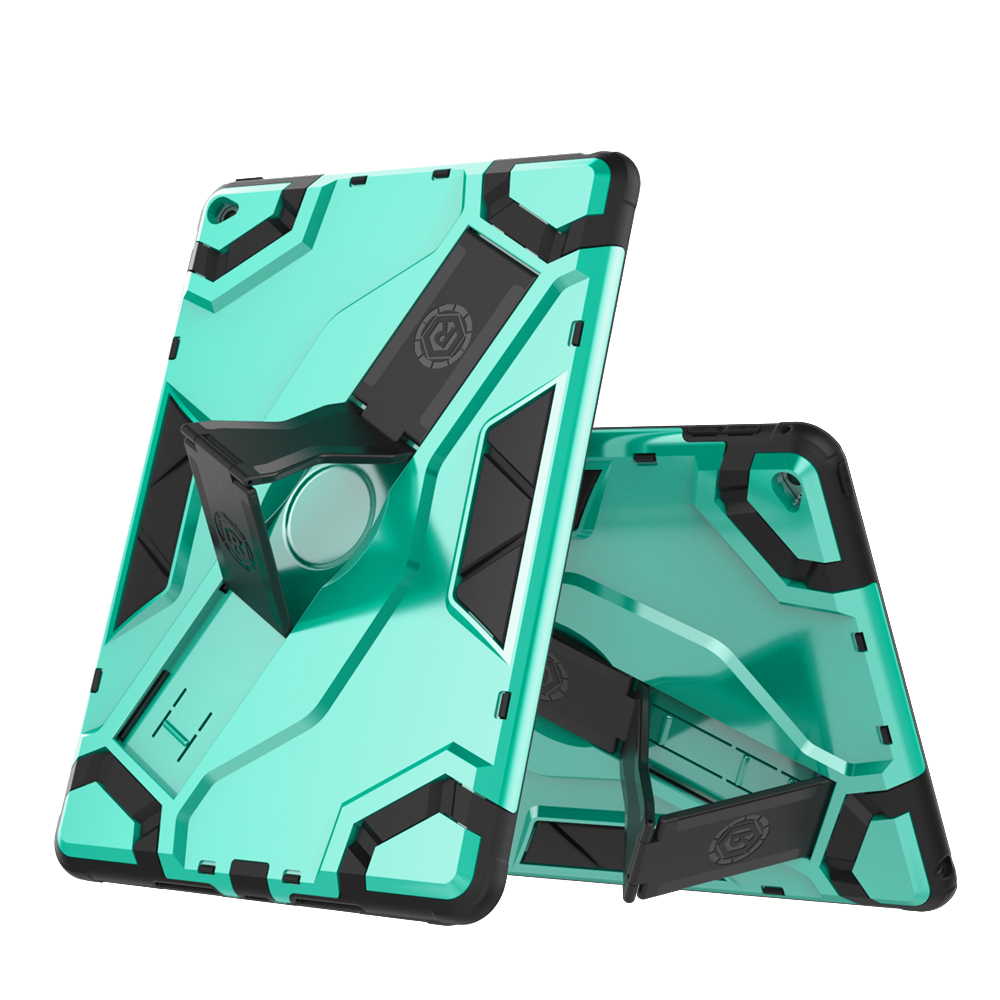 

Shell Hybride Hard PC + Soft TPU Avec Kickstand Pour Ipad Air 2 - Vert