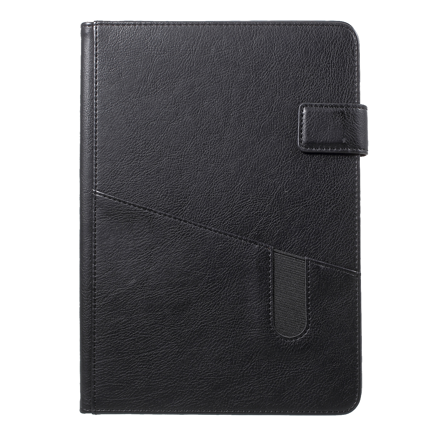 

Слот Flip Card Стенд PU Кожаная Крышка Для IPad 9.7 (2018) / 9,7 (2017) / Воздушный 2 / Воздуха - Чернить, iPad 9.7-inch (2018)