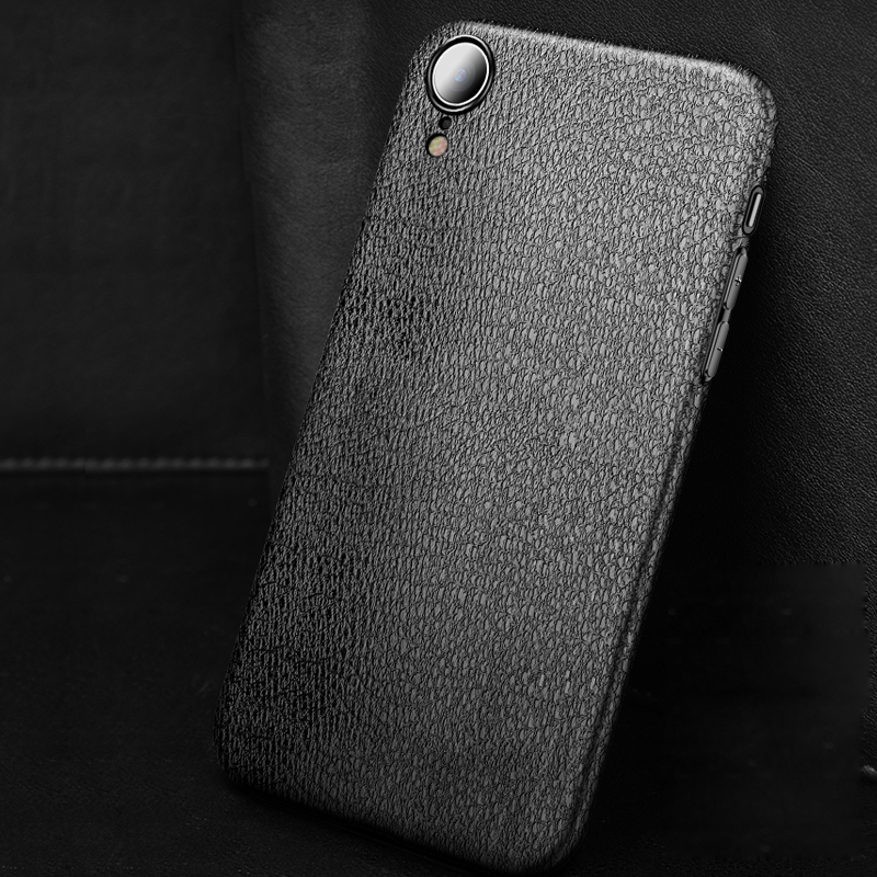 

Litchi Texture Soft TPU Cell Phone Case Cover for iPhone XR 6.1 inch, iPhone XR 6.1 inch