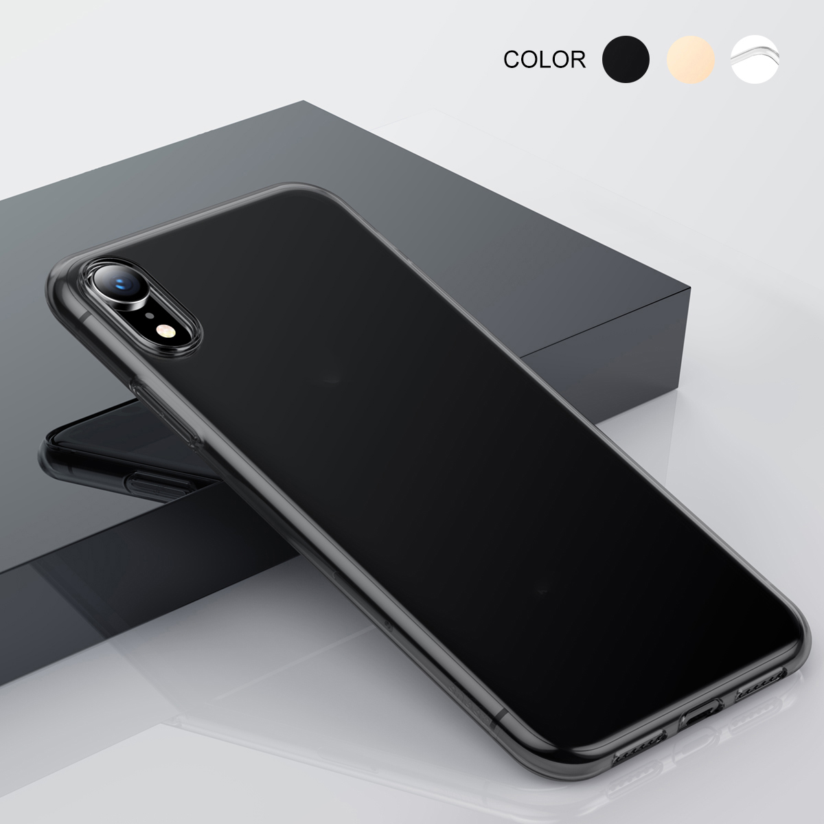 

Простота Baseus Simplictic Series TPU (базовая Модель) Для IPhone XR 6,1 Дюйма - Прозрачный Черный, iPhone XR 6.1 inch