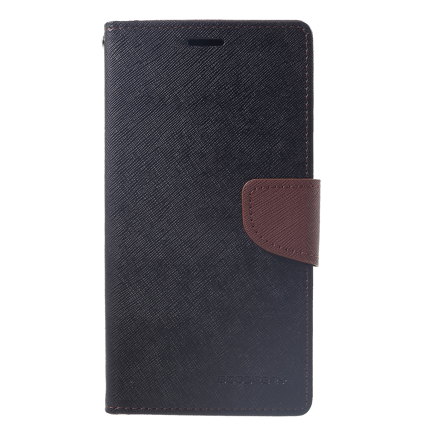 

MERCURY GOOSPERY Fancy Diary Cover Stand Wallet Leather Cell Phone Case for iPhone XS Max 6.5 inch - Black, iPhone XS Max 6.5 inch