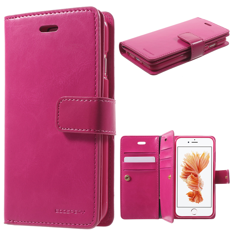 

Mercury Goospery Mansoor Кожаный Кожаный Кошелек Дневник Для IPhone 6S 6 - Роза, iPhone 6s 4.7-inch
