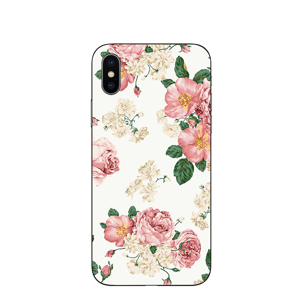 

Шаблон Печать Мягкая Раковина TPU Для IPhone XS MAX 6,5 Дюйма - Цветущие Цветы, iPhone XS Max 6.5 inch