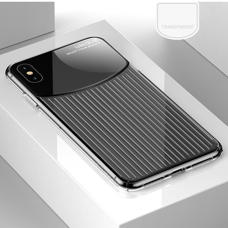 

USAMS PC + Clear Acrylic Combo Phone Case for iPhone XS Max 6.5 inch - Transparent, iPhone XS Max 6.5 inch