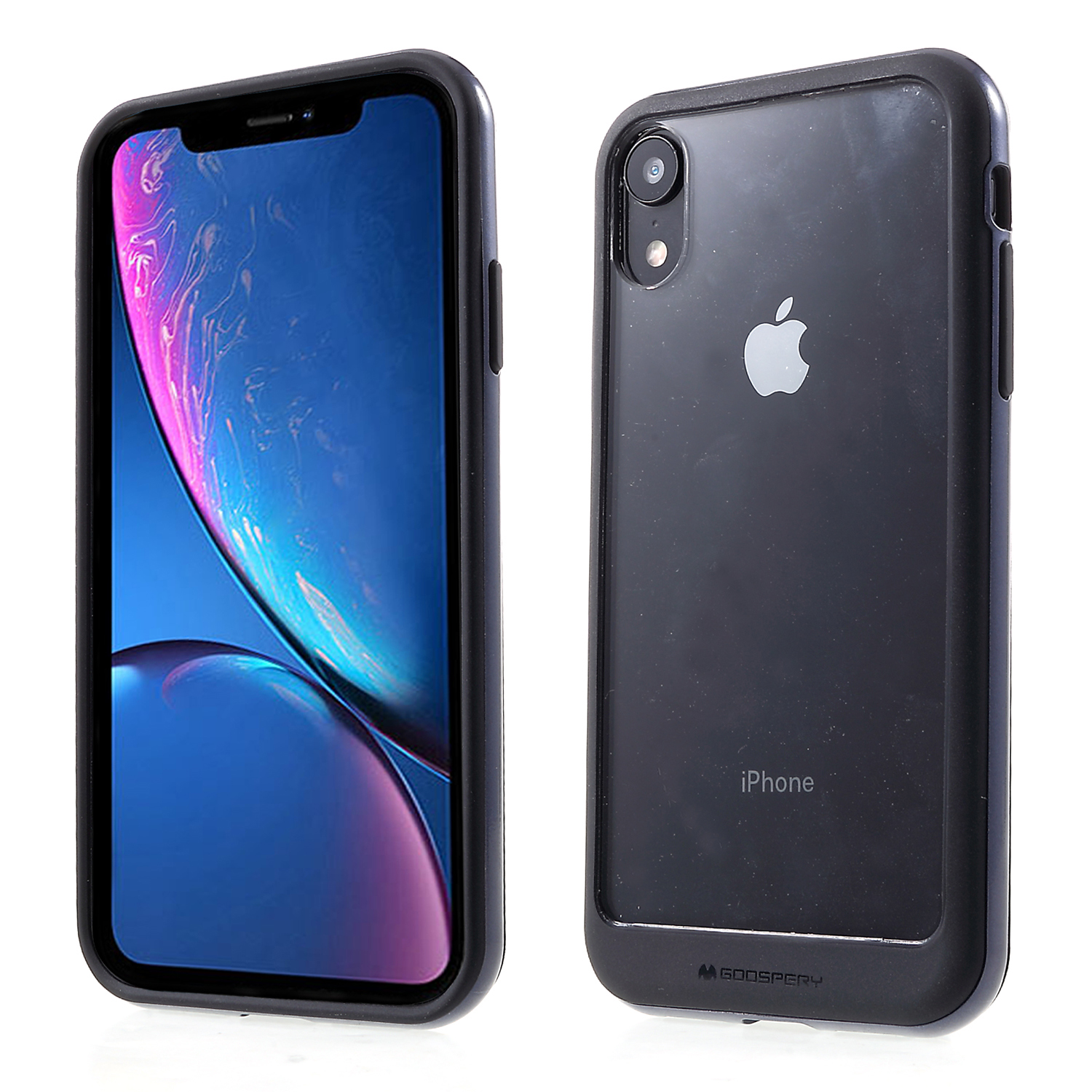 

MERCURY GOOSPERY Detachable Acrylic TPU PC Cell Phone Cover for iPhone XR 6.1 inch - Dark Blue, iPhone XR 6.1 inch