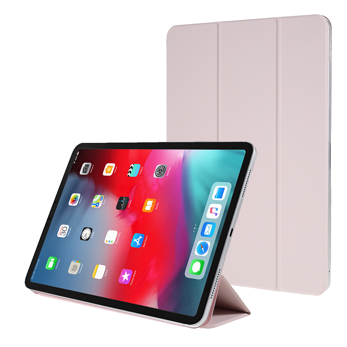 

1:1 Scale Tri-fold Magnetic Stand Leather Tablet Cover for iPad Pro 11-inch (2018) - Green, iPad Pro 11-inch (2018)