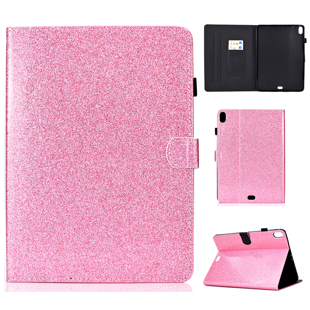 

Держатель Флэш-порошковой Карты PU Кожаный Стенд Flip Cover Для IPad Pro 11-дюймовый (2018) - Розовый, iPad Pro 11-inch (2018)