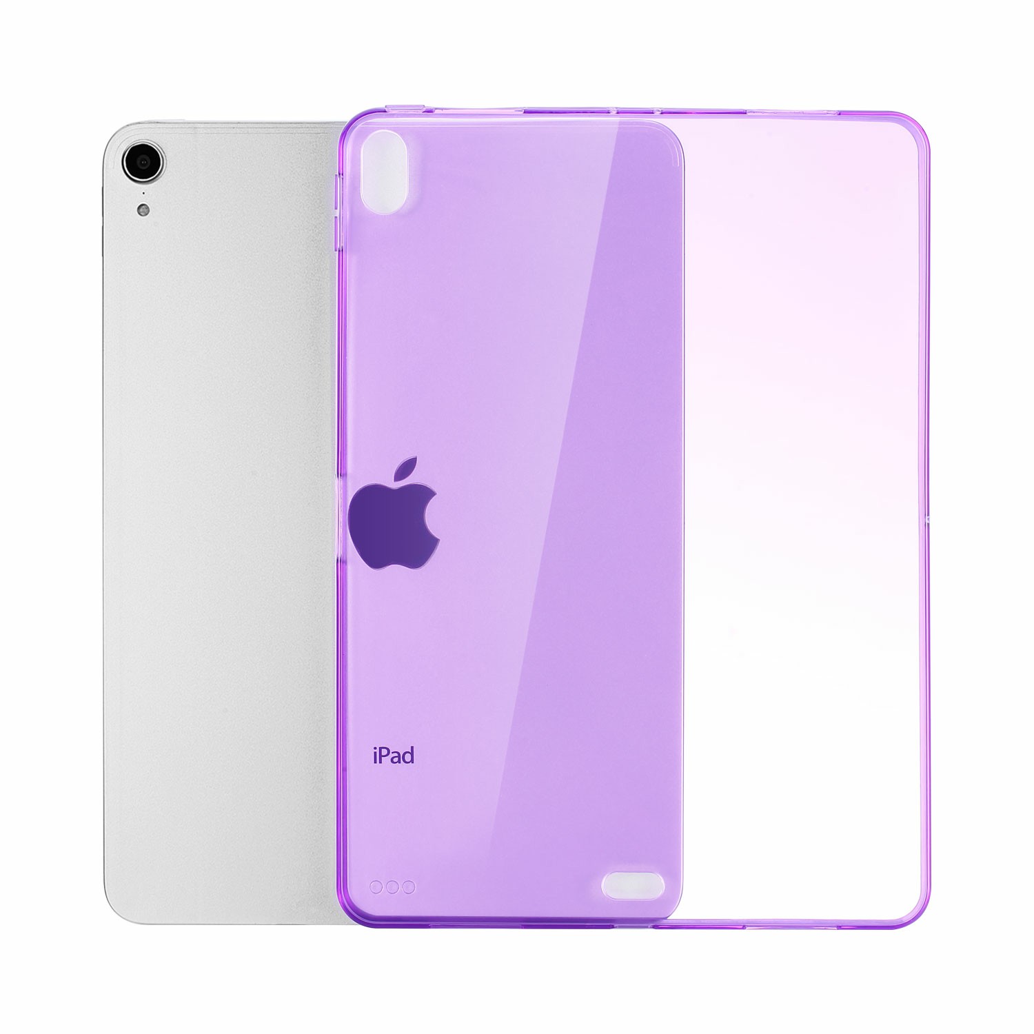 

Очистить Мягкий Мобильный Чехол TPU Для IPad Pro 11-дюймовый (2018) - Фиолетовый, iPad Pro 11-inch (2018)