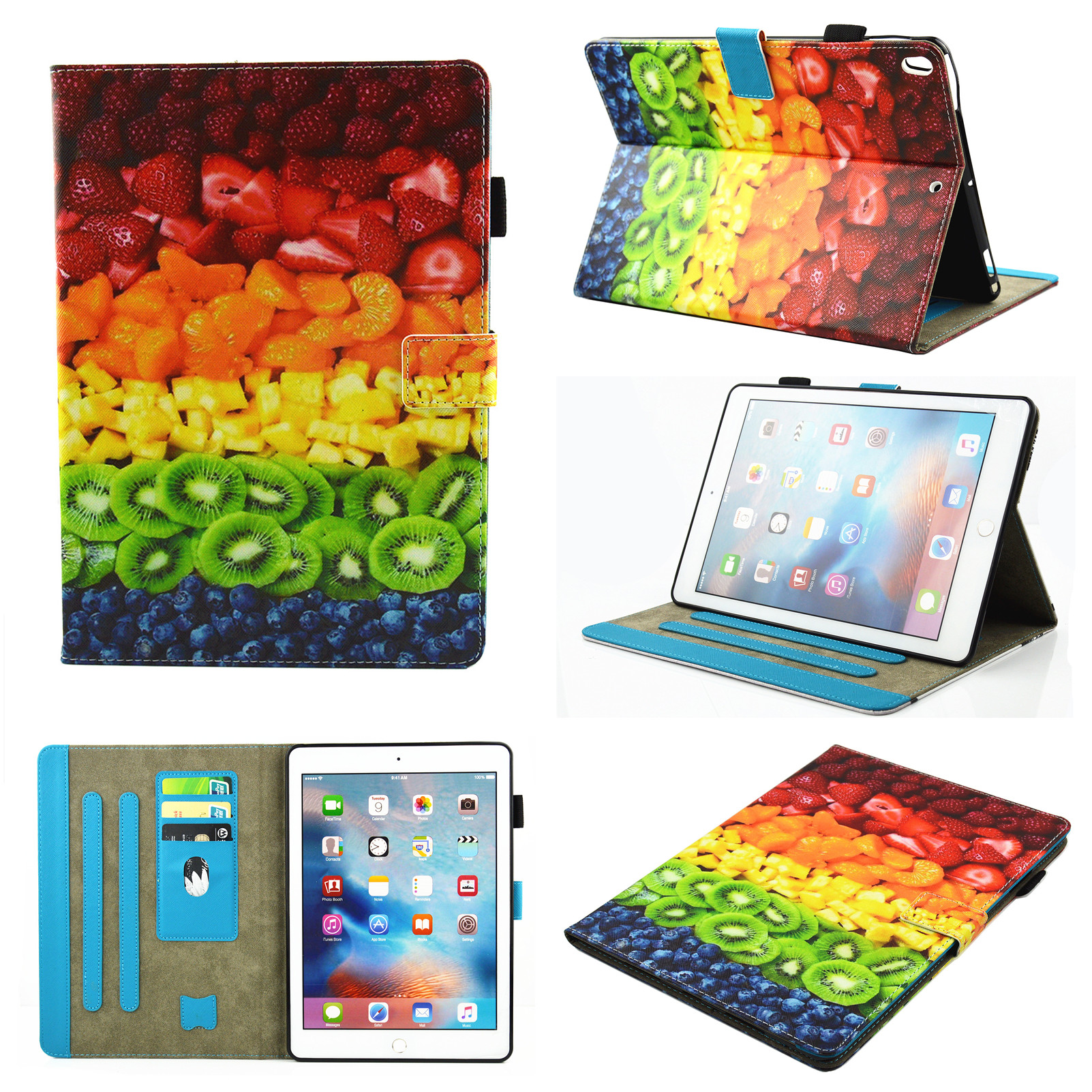 

Pattern Printing PU Leather Tablet Case Shell Auto Wake & Sleep for iPad Air 10.5 inch (2019) / Pro 10.5-inch (2017) - Fruit Platter, iPad Air 10.5 inch (2019)