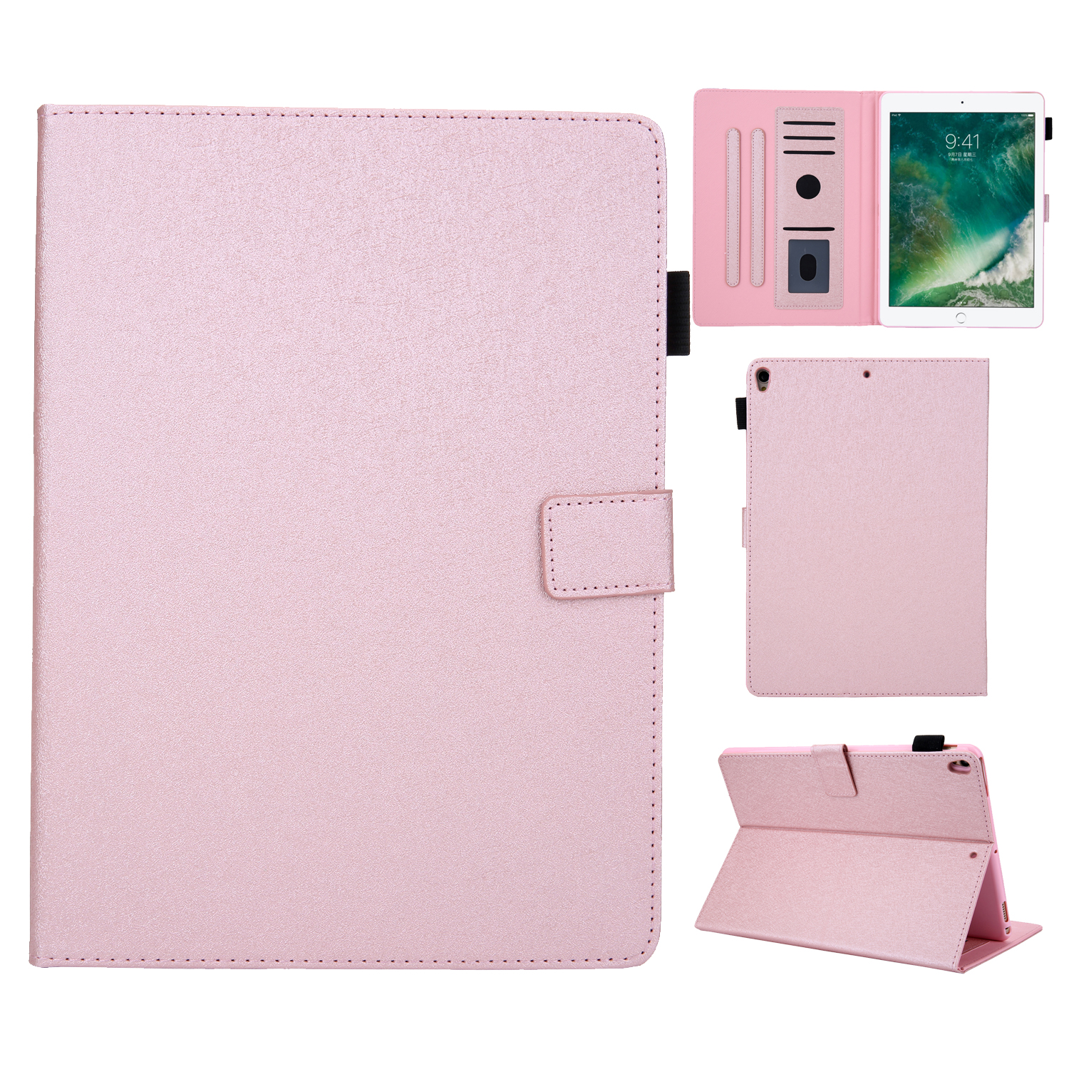 

Leather Flip Stand Cover Case for iPad Air 10.5 inch (2019) - Pink, iPad Air 10.5 inch (2019)