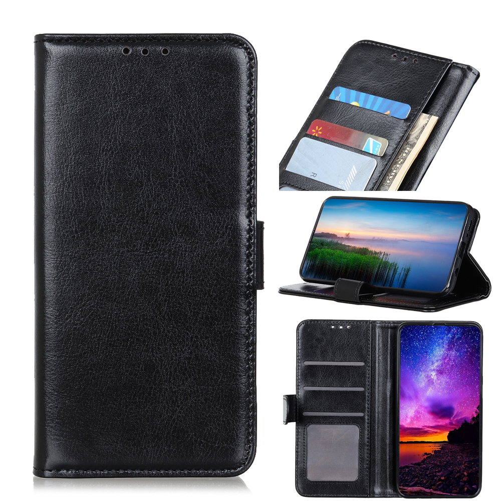 

Crazy Horse Leather Wallet Case for iPhone 11 Pro Max 6.5 inch (2019) - Black, iPhone 11 Pro Max 6.5 inch