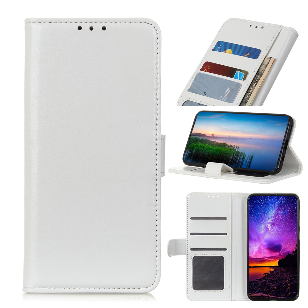 

Crazy Horse Кожаный Кошелек Для Телефона Чехол Для IPhone 11 Pro 5,8 Дюйма (2019) - Белый, iPhone 11 Pro 5.8 inch