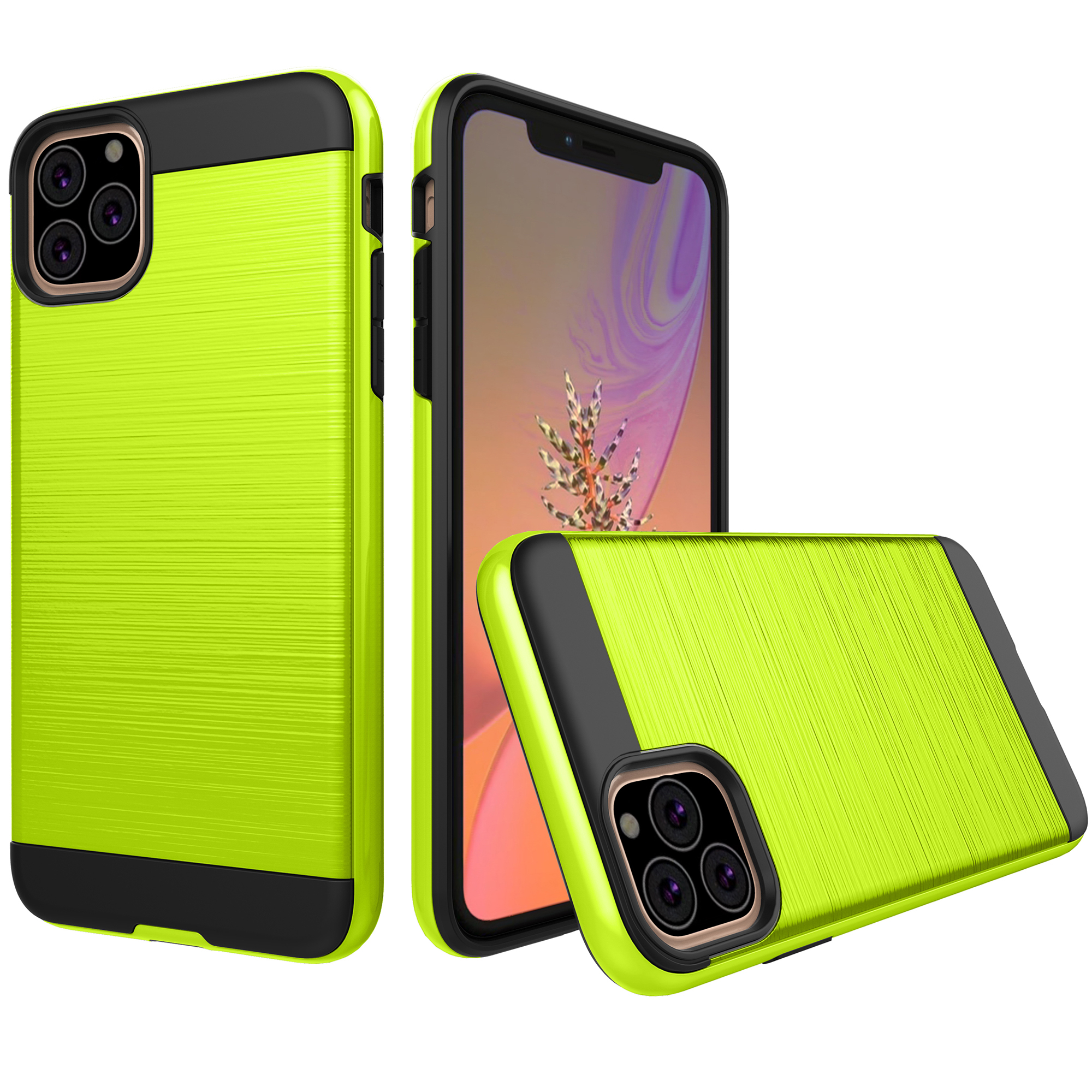 

Матовый TPU + PC Гибридный Чехол Для IPhone 11 6,1 Дюйма (2019) - Зеленый, iPhone 11 6.1 inch