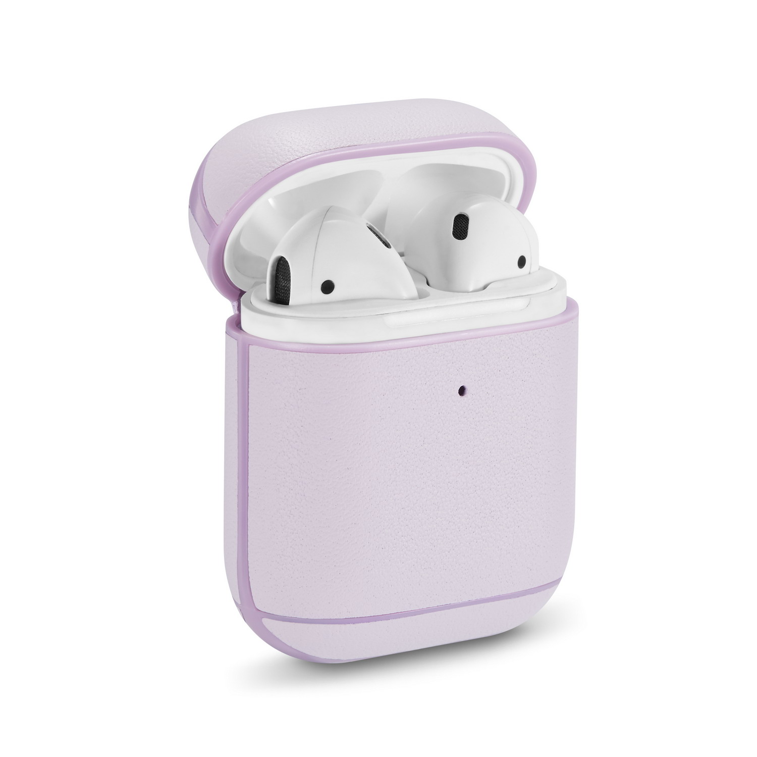 

Colorful Genuine Leather Case for Apple AirPods with Charging Case (2019) / AirPods with Charging Case (2016) - Pink, Apple AirPods with Charging Case (2019)