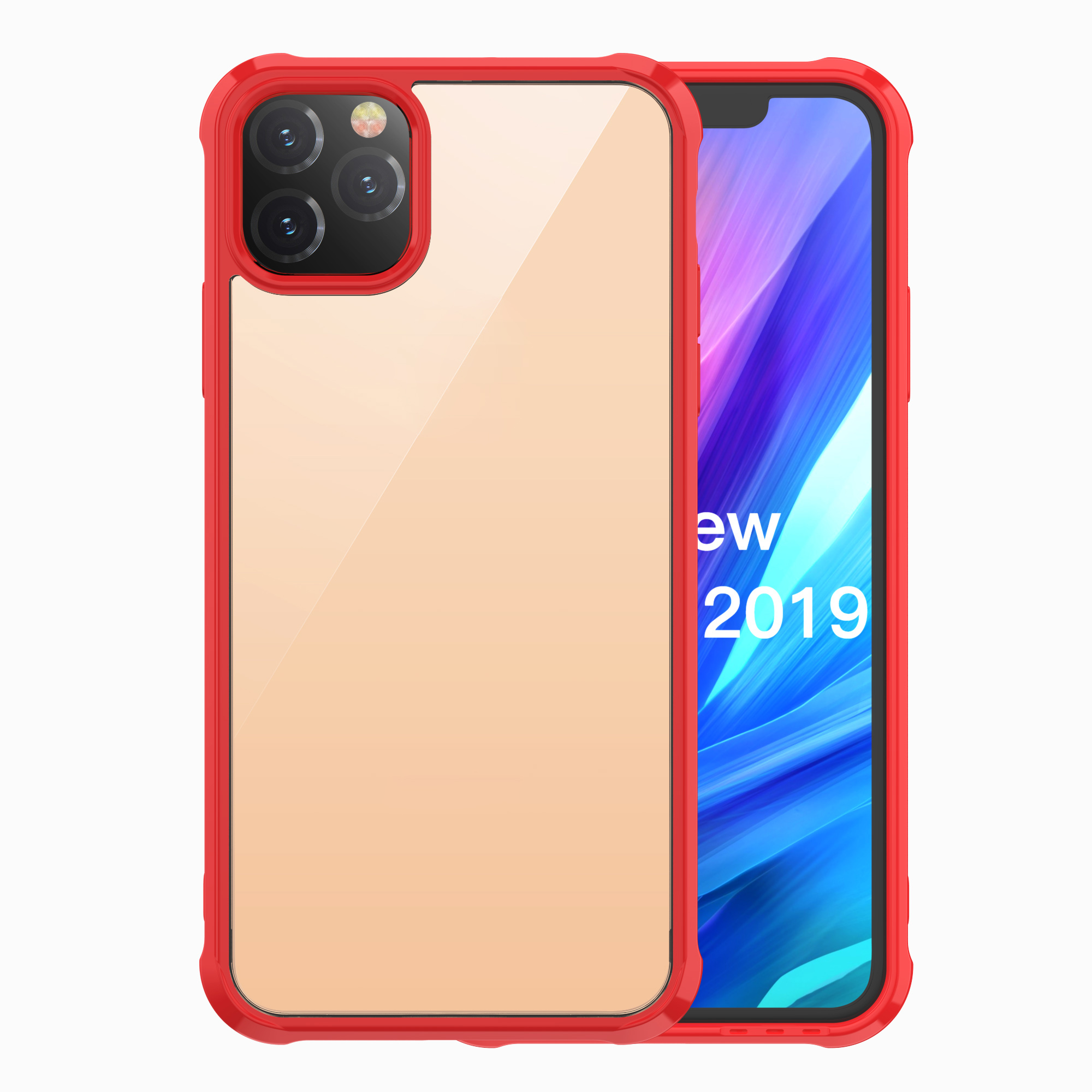 

Leeu Design Воздушная Подушка Противоударный Акриловый Телефон Корпус Для IPhone 11 Pro 5,8 Дюйма (2019) - Красный, iPhone 11 Pro 5.8 inch