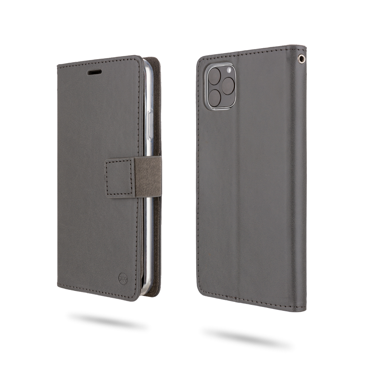 

ROAR PU Leather + TPU Phone Wallet Cover for iPhone 11 Pro Max 6.5 inch (2019) - Grey, iPhone 11 Pro Max 6.5 inch
