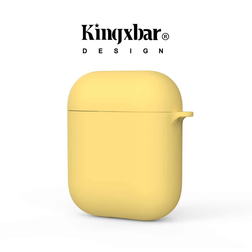 

CoincXbar Silicone + PC Down-Casture Chape Case Для Apple Airpods Для Apple Airpods С Зарядным Корпусом (2019) / (2016) - Желтый, Apple AirPods with Charging Case (2019)