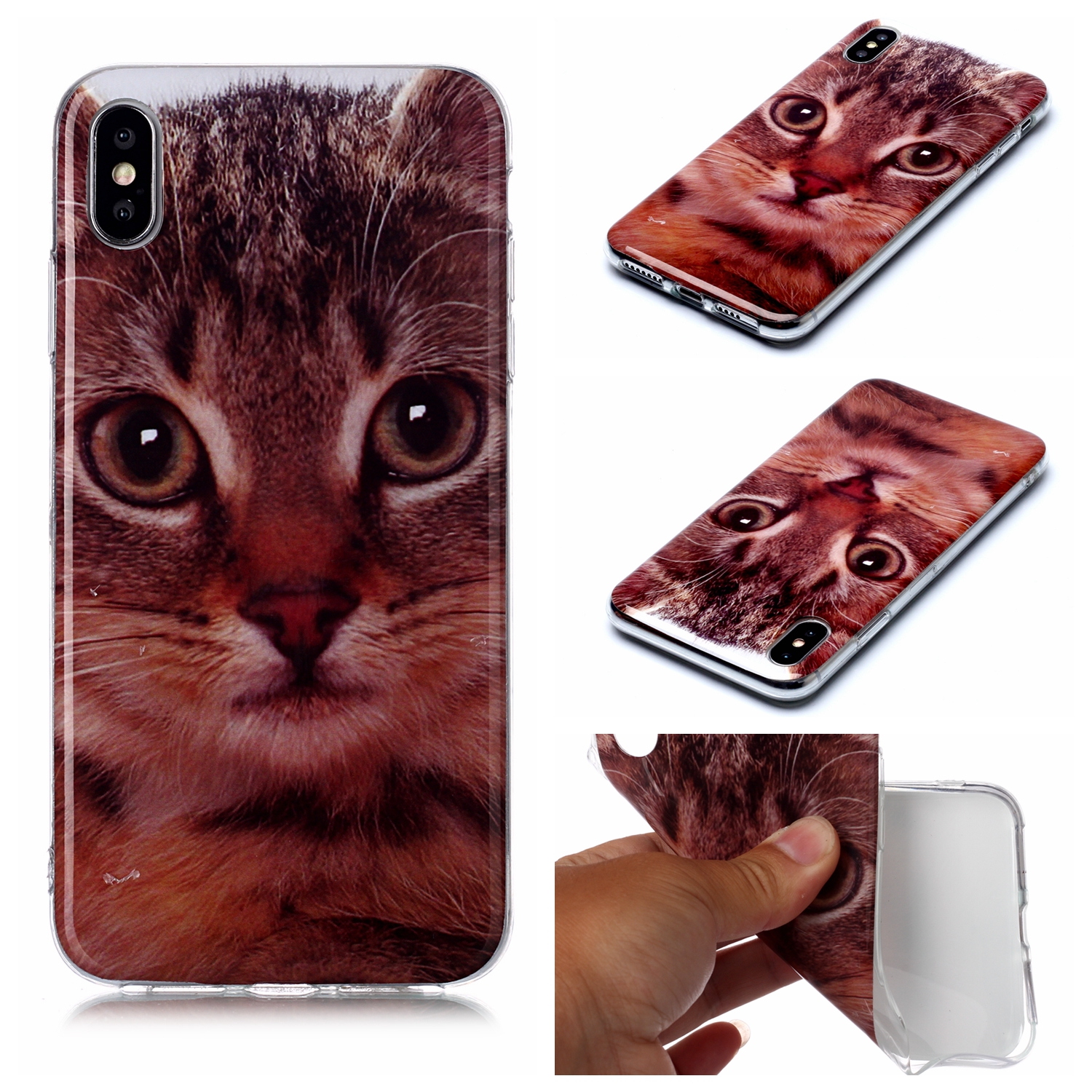 

Pattern Printing IMD TPU Case for iPhone XS Max 6.5 inch - Cat, iPhone XS Max 6.5 inch