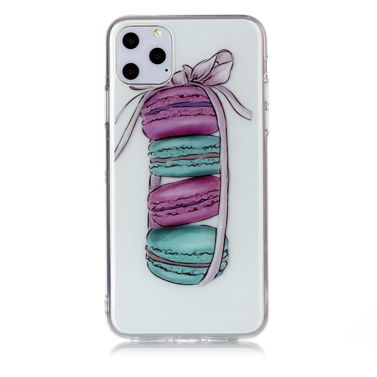 

Pattern Printing IMD TPU Защита Телефон Покрытие Чехол Для IPhone 11 Pro Max 6,5 Дюйма (2019) - Макарун Модель, iPhone 11 Pro Max 6.5 inch