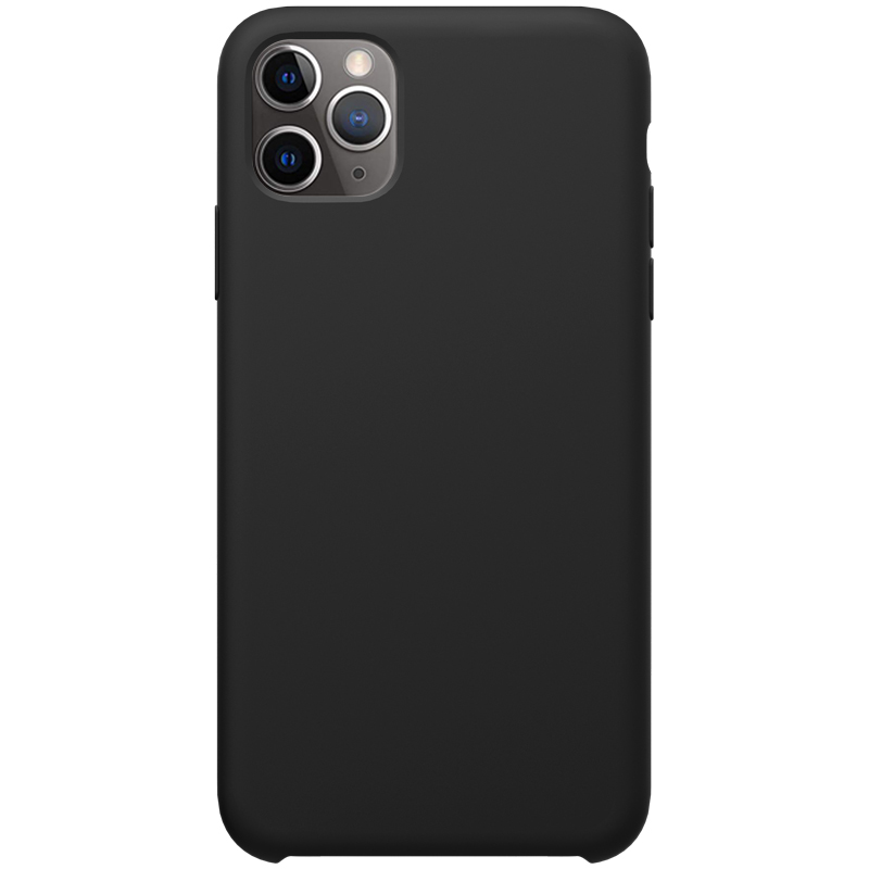 

NILLKIN Flex Pure Series Liquid Silicone Shell Case for iPhone 11 Pro Max 6.5 inch (2019) - Black, iPhone 11 Pro Max 6.5 inch