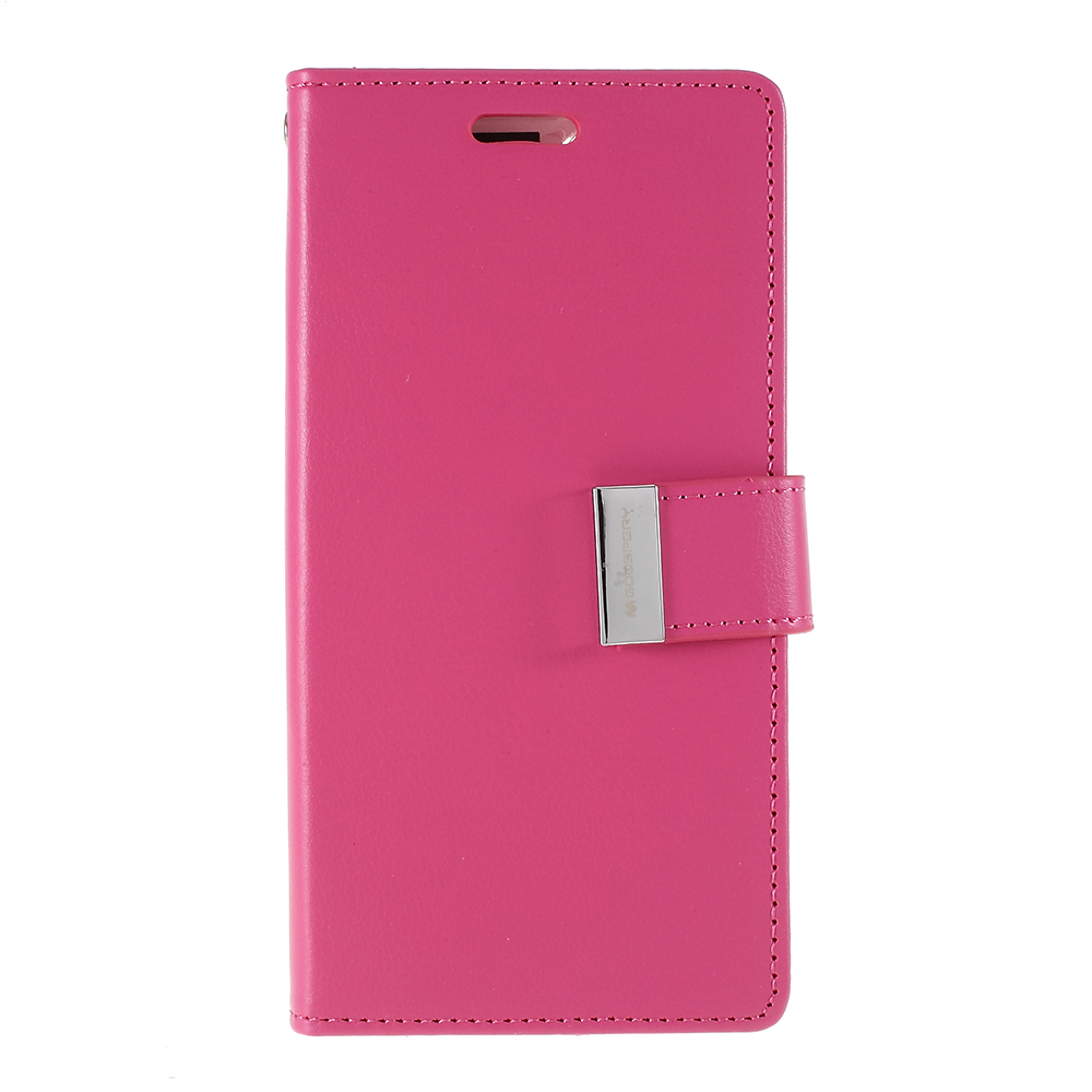 

MERCURY GOOSPERY Rich Diary Leather Wallet Cover Protective Phone Shell for iPhone 11 Pro 5.8 inch (2019) - Rose, iPhone 11 Pro 5.8 inch