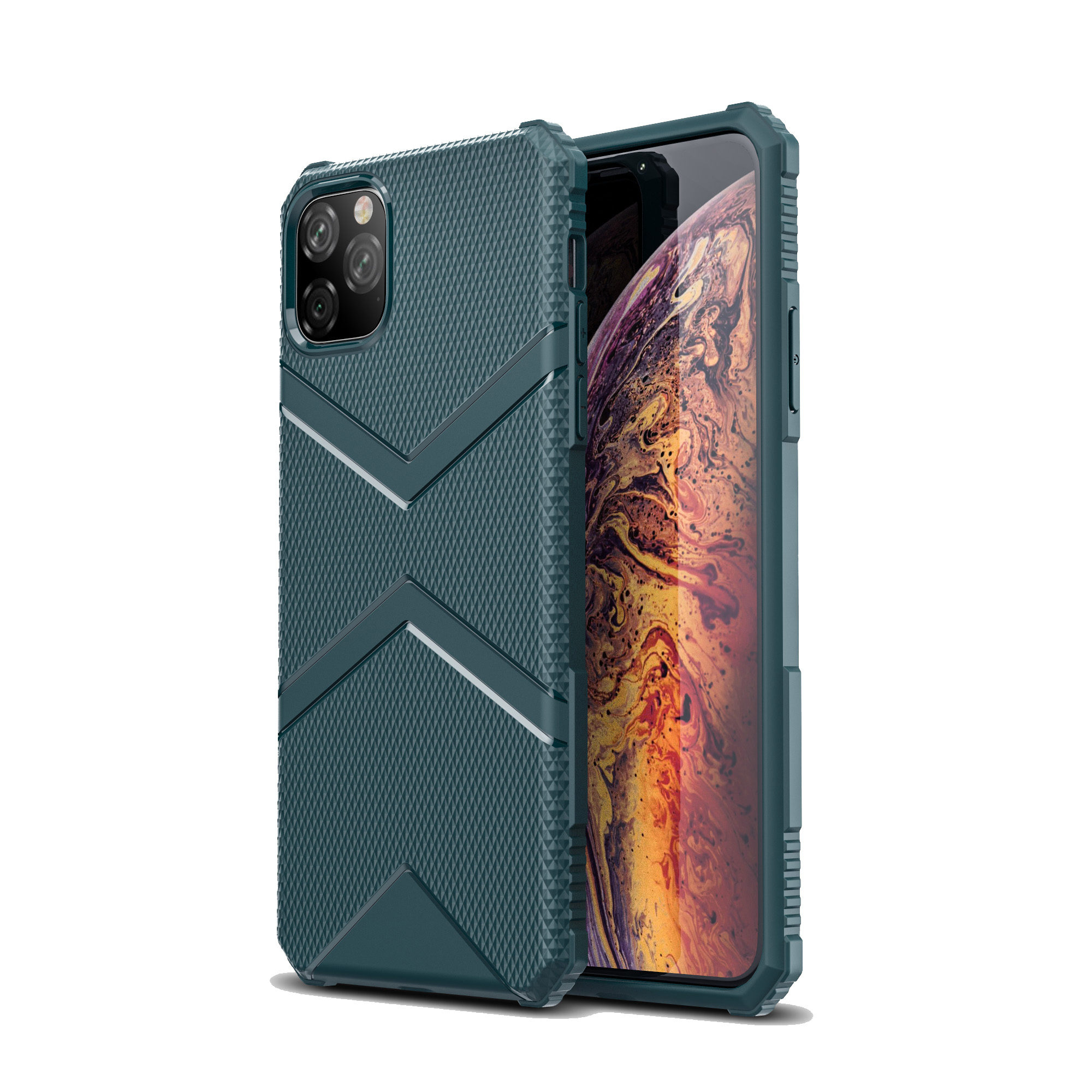 

Shield Series TPU Phone Protective Case for iPhone 11 Pro Max 6.5 inch (2019) - Green, iPhone 11 Pro Max 6.5 inch