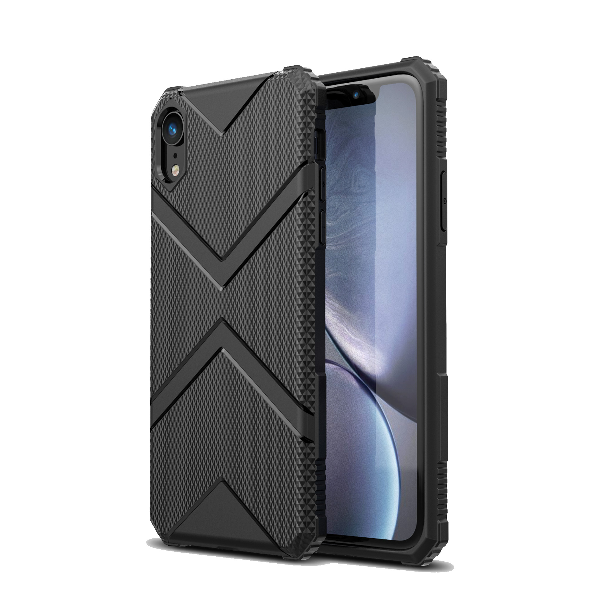 

Shield Series Soft TPU Shell Для IPhone XR 6.1 Дюйма - Чернить, iPhone XR 6.1 inch