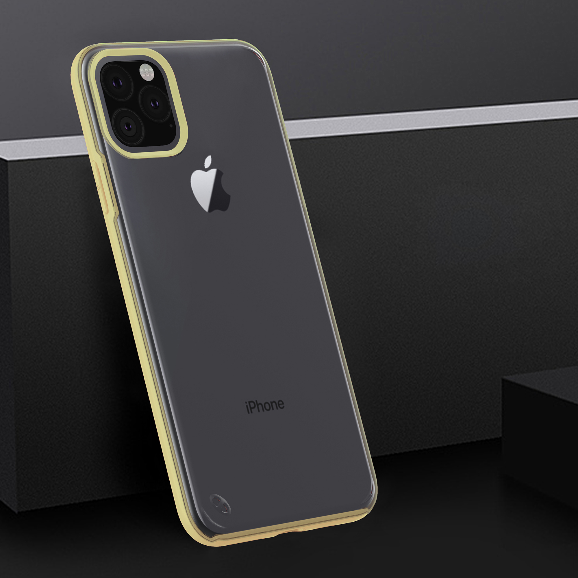 

IPAKY Drop-resistant Clear TPU + PC Cell Covering for iPhone 11 Pro 5.8 inch (2019) - Gold, iPhone 11 Pro 5.8 inch