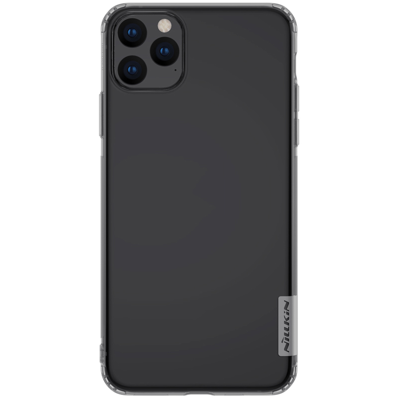 

NILLKIN NATURE TPU Телефон Чехол Очистить Заднюю Крышку Для IPhone 11 Pro 5,8 Дюйма - Темно-серый, iPhone 11 Pro 5.8 inch