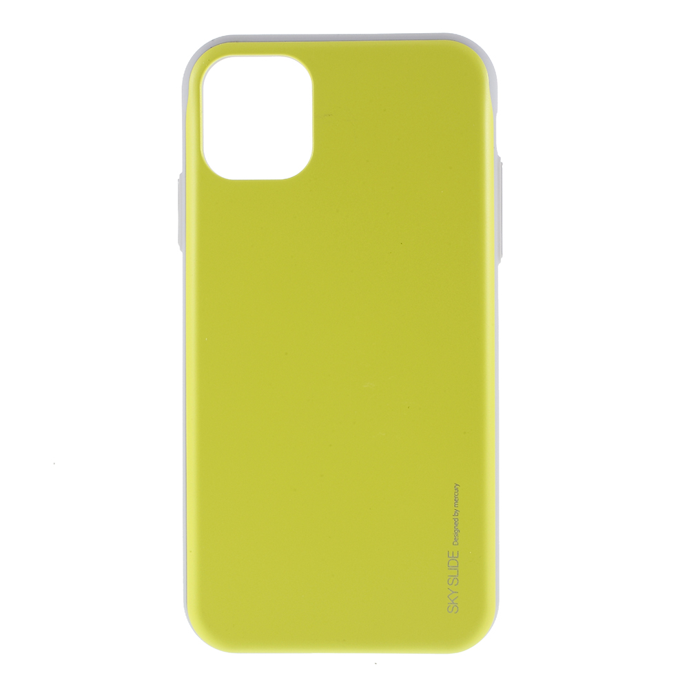 

MERCURY GOOSPERY Sky Series Slide PC TPU Case for iPhone 11 6.1 inch - Fluorescent Green, iPhone 11 6.1 inch