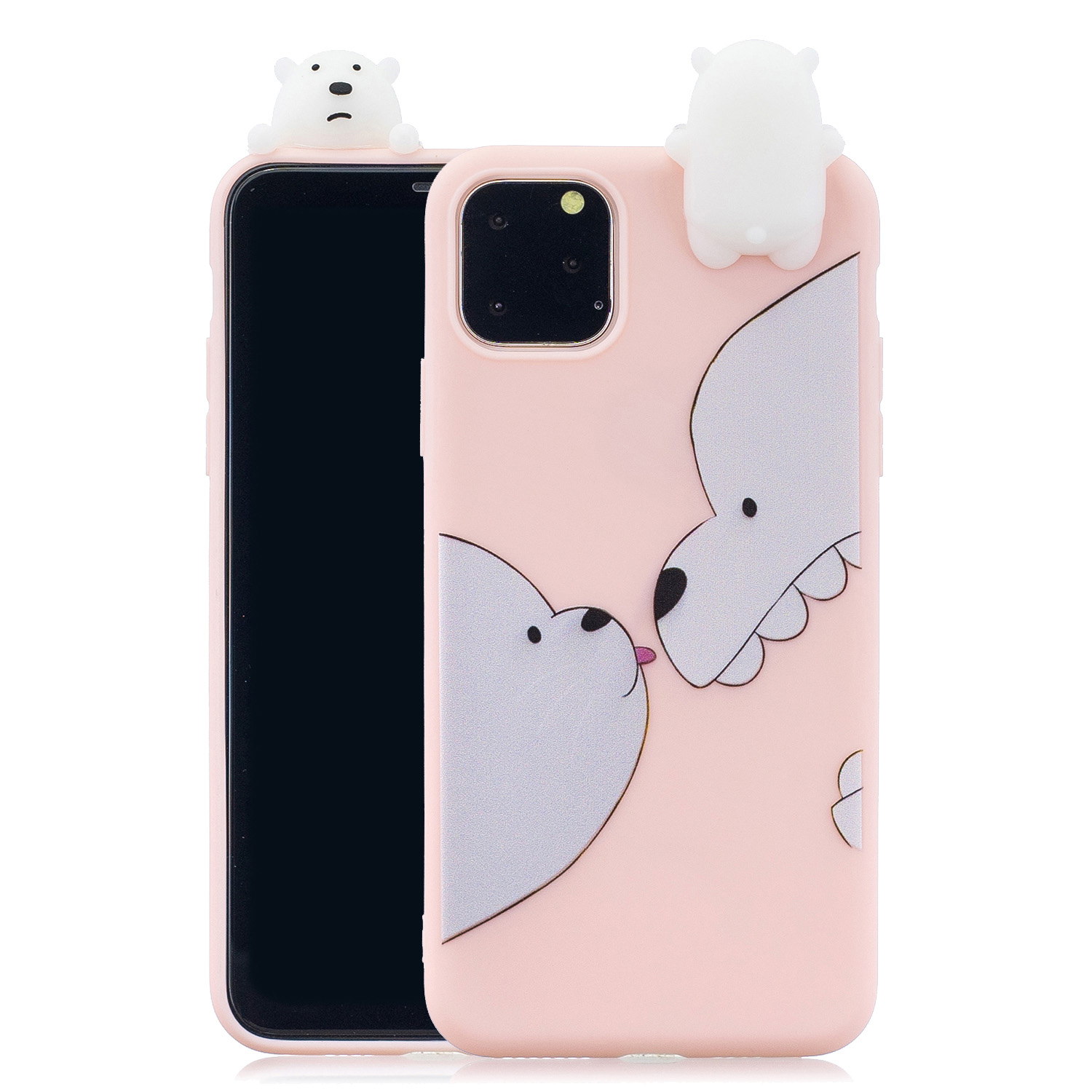 

3D Decor Decor Photo Photion TPU Телефон Для IPhone 11 Pro Max 6,5 Дюйма - Светло-розовый, iPhone 11 Pro Max 6.5 inch