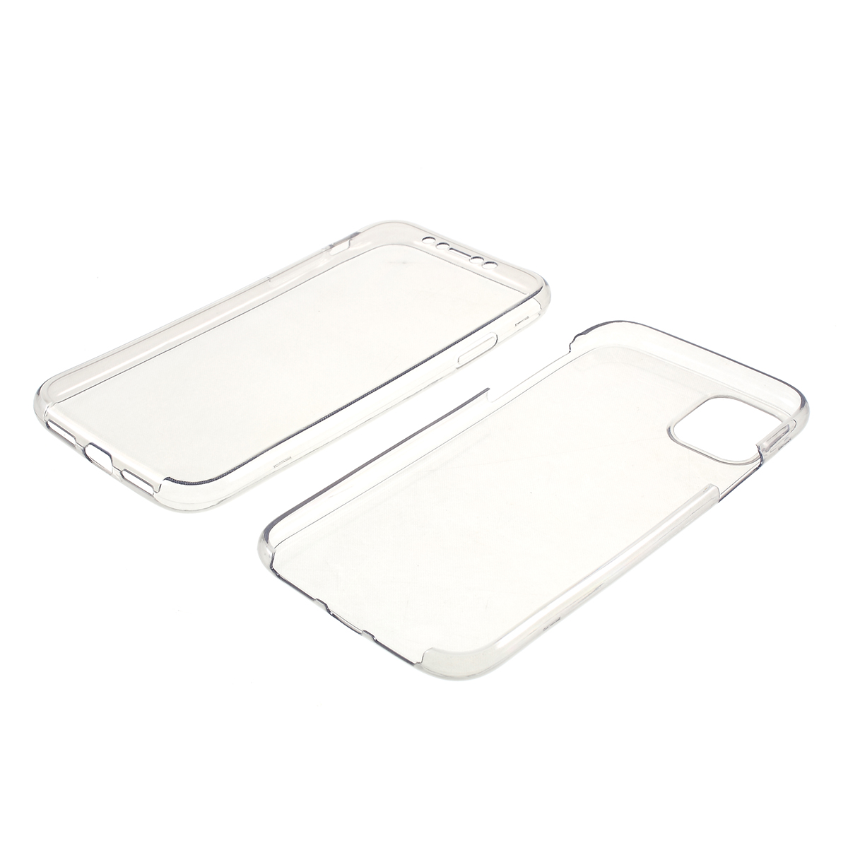 

Single-color All-rounded TPU Phone Case for Apple iPhone 11 6.1 inch - Grey, iPhone 11 6.1 inch