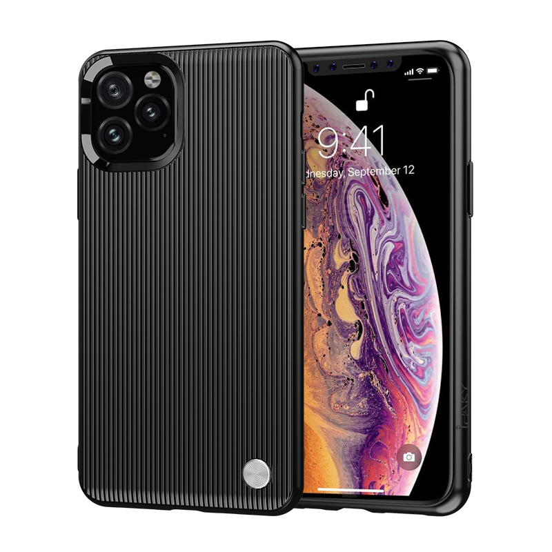 

IPaky Чемодан Стиль Мягкий TPU Защитный Чехол Для IPhone 11 Pro Max 6,5 Дюйма (2019) - Чернить, iPhone 11 Pro Max 6.5 inch