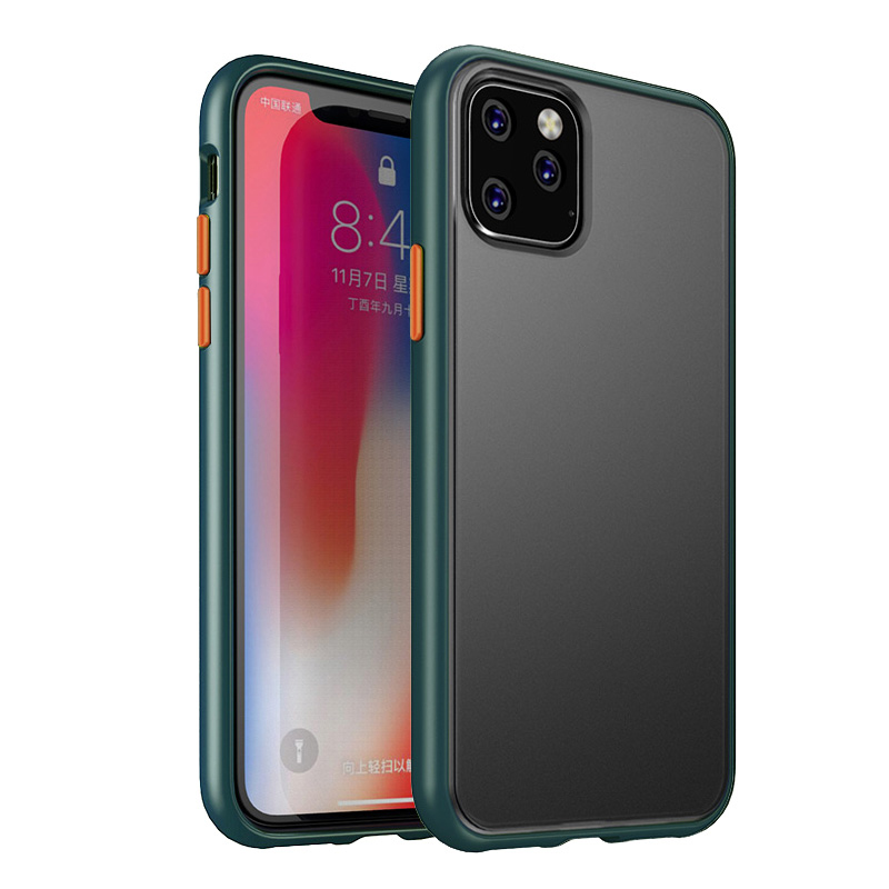

IPAKY Specter Series PC + TPU Hybrid Phone Cover for iPhone 11 Pro 5.8 inch (2019) - Dark Green, iPhone 11 Pro 5.8 inch