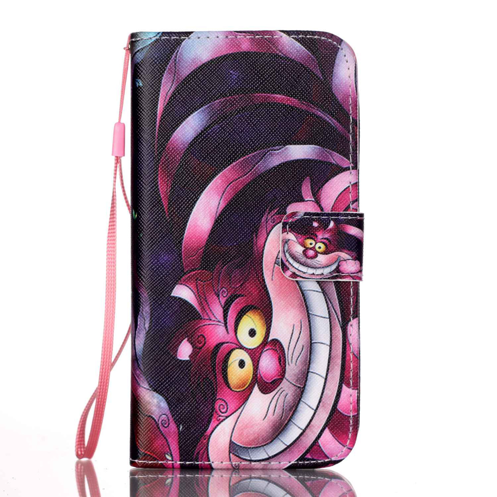 

Dual-sided Magnetic Leather Wallet Stand Cover for Samsung Galaxy S7 edge G935 - Cartoon Animal