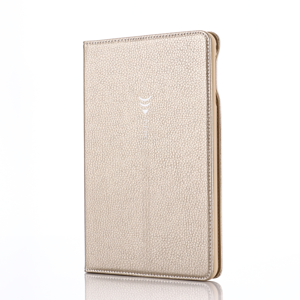 

GEBEI Litchi Skin Leather Stand Case with Card Slots for iPad mini (2019) 7.9 inch - Gold, iPad mini (2019) 7.9 inch