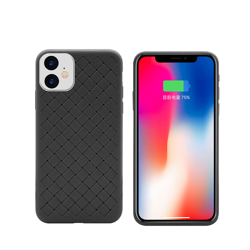 

NXE for iPhone 11 6.1 inch Knitting Series TPU Casing Cover - Black, iPhone 11 6.1 inch