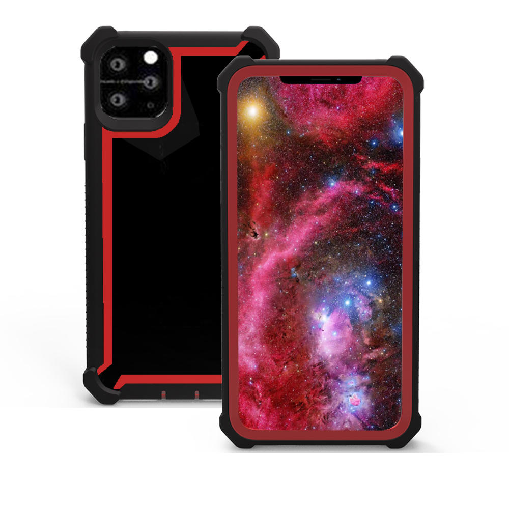 

Anti-Drop PC И TPU Гибридный Задний Чехол Для IPhone 11 Pro Max 6,5 Дюйма - Красный, iPhone 11 Pro Max 6.5 inch