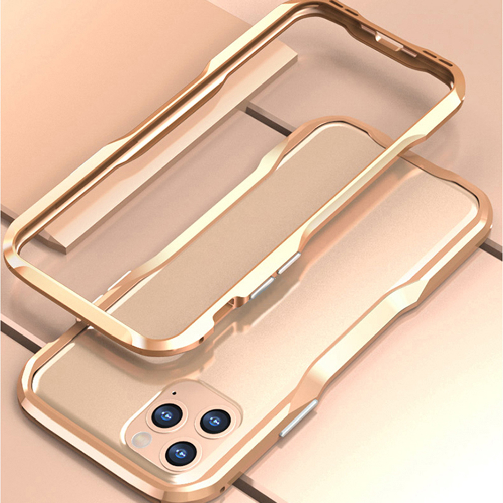 

Screw Lock Metal Bumper Case for iPhone 11 Pro Max 6.5-inch - Gold, iPhone 11 Pro Max 6.5 inch