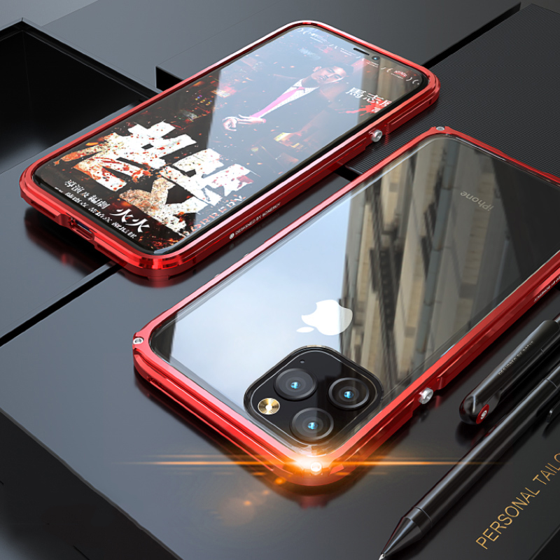 

Metal Frame Phone Cover for Apple iPhone 11 Pro Max 6.5 inch (without Back Part) - Red, iPhone 11 Pro Max 6.5 inch