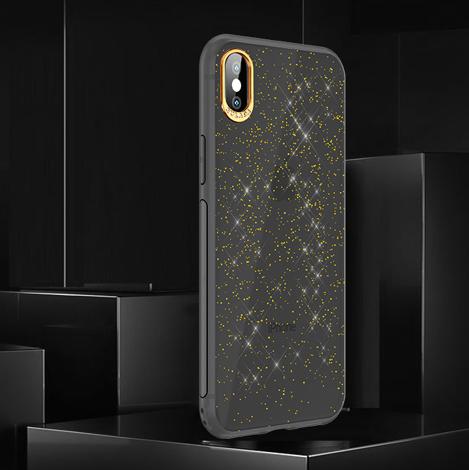 

SULADA Shield Series Plating Camera Protection TPU Back Shell for iPhone X/XS 5.8 inch - Black, iPhone X