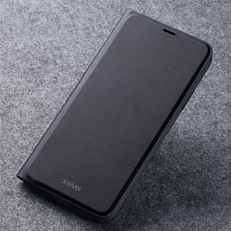 

X-LEVEL PU Leather Wallet Phone Case Cover for Apple iPhone 11 6.1 inch - Black, iPhone 11 6.1 inch