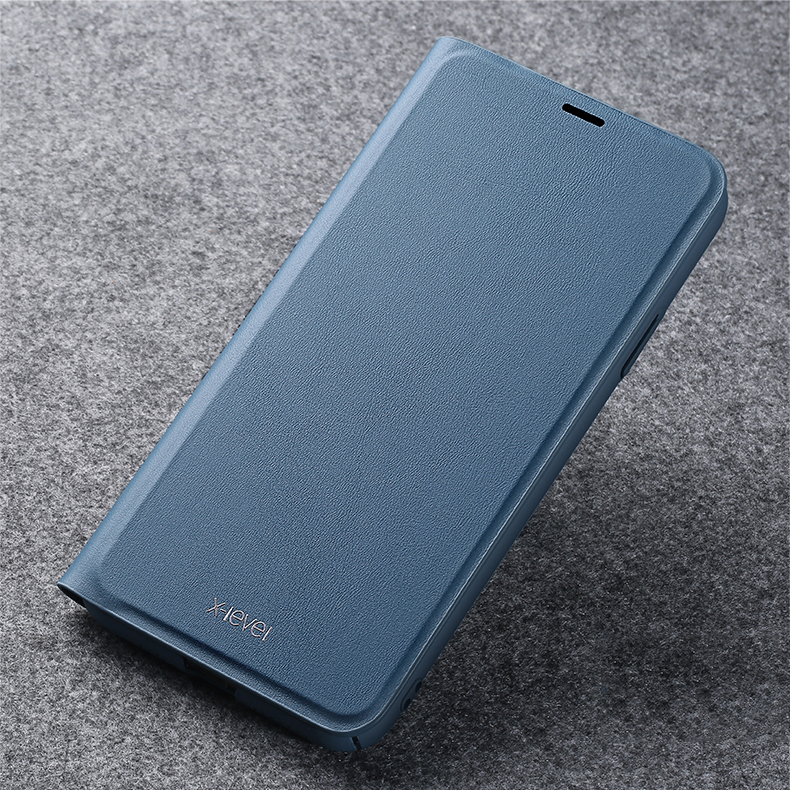 

X-уровни PU Кожаный Кожаный Чехол Для Телефона Для Apple Iphone 11 Pro 5,8 Дюйма - Синий, iPhone 11 Pro 5.8 inch