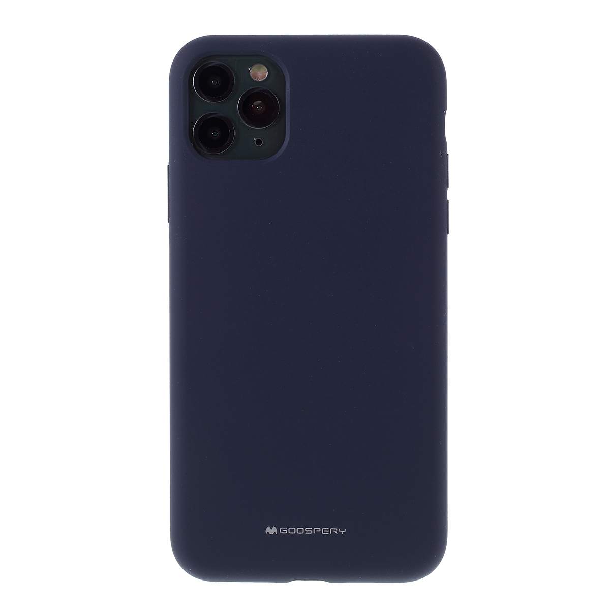 

MERCURY GOOSPERY Silicone Phone Protective Case for iPhone 11 Pro 5.8-inch - Dark Blue, iPhone 11 Pro 5.8 inch