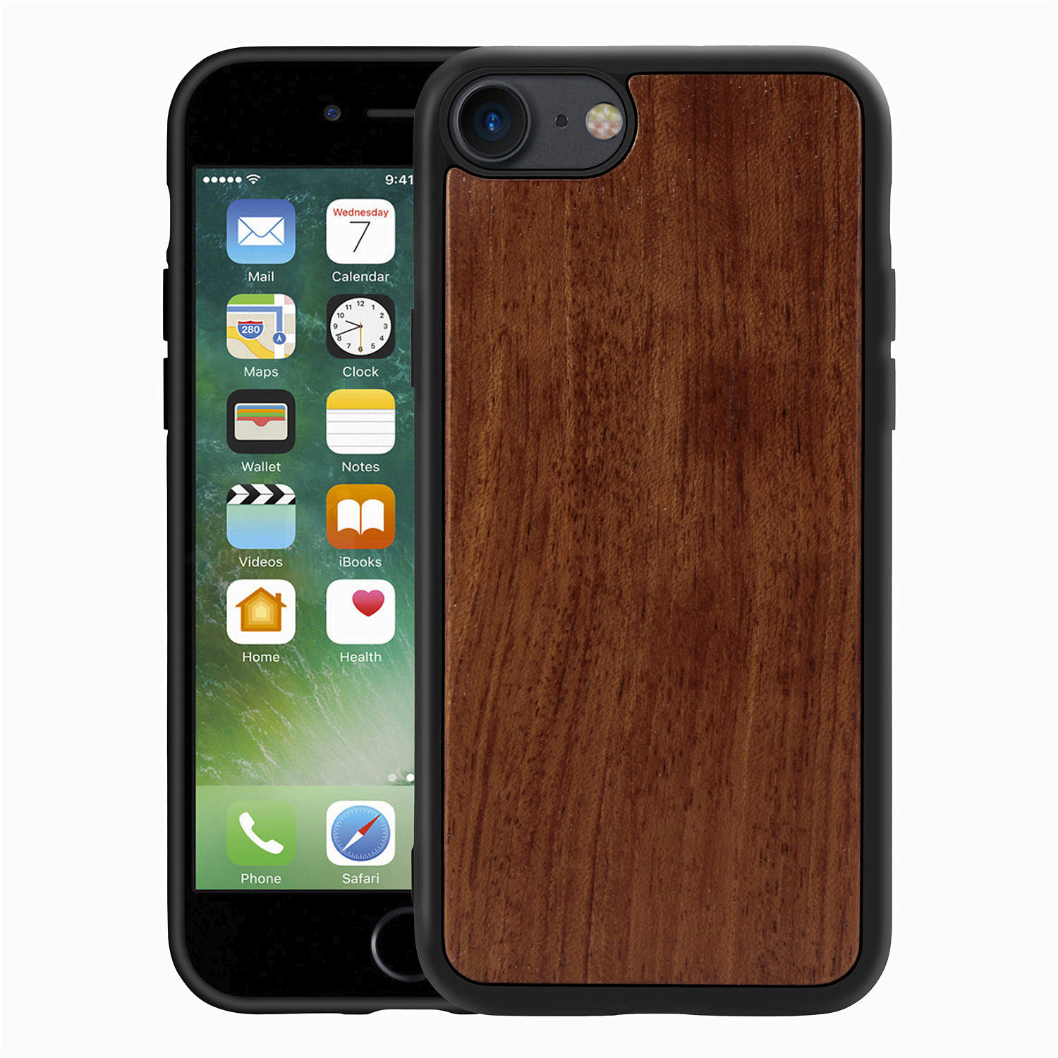 

Жесткий Лес + TPU Всесторонний Гибридный Телефон Для IPhone 8/7 / IPhone SE 2 (2020) - Красный, iPhone 6 4.7-inch