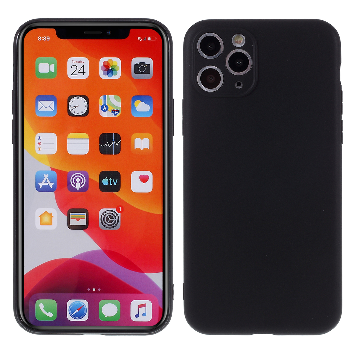 

Soft TPU Телефонный Чехол [точная Конструкция Вырезанного Камеры) Для IPhone 11 Pro Max 6,5 Дюйма - Чернить, iPhone 11 Pro Max 6.5 inch