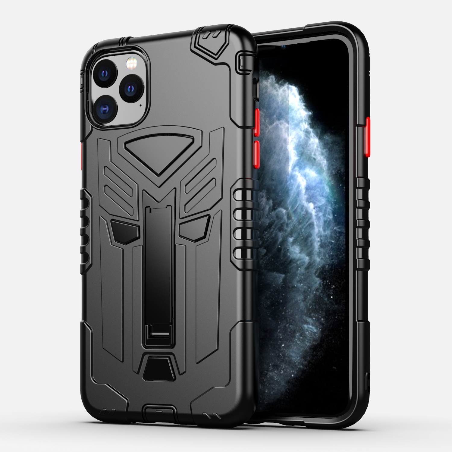 

Ударопрочный Чехол Для Телефона С Базовой Для Apple IPhone 11 Pro Max 6,5 Дюйма - Чернить, iPhone 11 Pro Max 6.5 inch