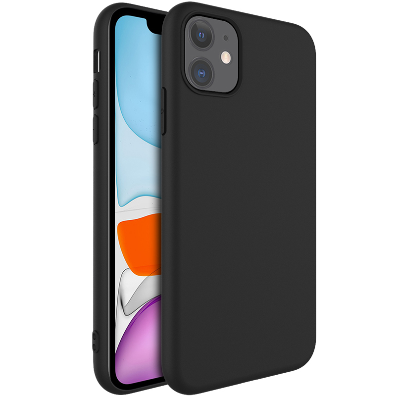 

IMAK UC-1 Series Case Case Soft TPU Cover Для IPhone 11 6.1 Дюйма - Чернить, iPhone 11 6.1 inch