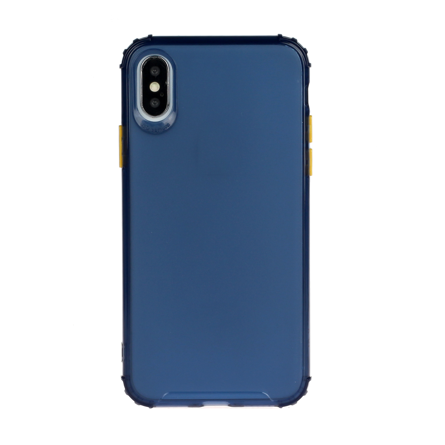 

Drop-proof Matte TPU Soft Phone Case for iPhone X/iPhone XS 5.8-inch - Dark Blue, iPhone X