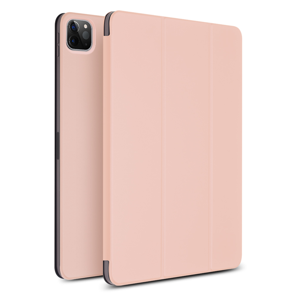 

Qialino Для IPad PRO 11-дюймовый (2020) / 2018) Трифовая Подставка Для Магнитной Поглощения PU Кожаный Чехол Для Чехол - Розовый, iPad Pro 11-inch (2020)